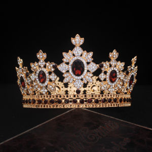 Pha lê Nữ hoàng Vua Vương miện và Vương miện cho phụ nữ Rhinestone Diadem Cuộc thi dạ hội Đồ trang trí tóc cho đám cưới Cô dâu Phụ kiện trang sức 2026