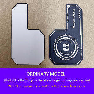 Ordinary/Magnetic Semiconductor Mobile Phone Cooling Plate Heat Sink Expend for Cooling Fans Gaming Cell Phone Cooler Radiator Stickers for PUBG Mobile