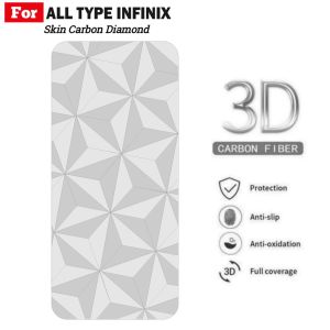 Skin Carbon Infinix Hot 50i Back Skin Motif Diamond