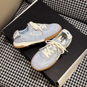 Genuine Leather WomenS Summer 2025 Breathable Height-Increasing Casual Sports Retro Lightweight Running Sneakers