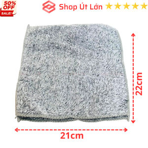 Khăn than tre lau xe khăn lau bếp lau oto siêu thấm hút 21x22cm