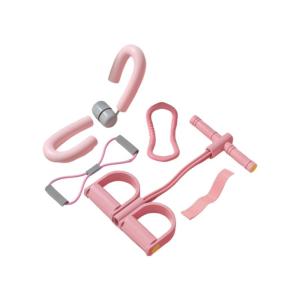 5 Piece Yoga Tensioner Set Skin Friendly Fabric Lightweight Portable Design For Indoor Outdoor Practice Wear Resistant