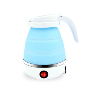 [JB READY STOCK] 可折叠热水壶 Foldable Silicone Electric Kettle Portable Mini Travel Kettle 0.6L 600ml Stainless steel Kettle Travelling Folding Kettle