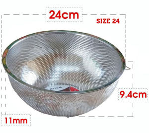 Rổ inox bền đẹp có đế. Rổ đựng hoa quả đựng rau an toàn bền đẹpRổ Inox 304 cao cấp