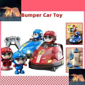 RC Bumper Car Battle Set Toy RC Speed Bumper Road Rage Ejection Pop-up Doll Electric Racing Car Toy Kid