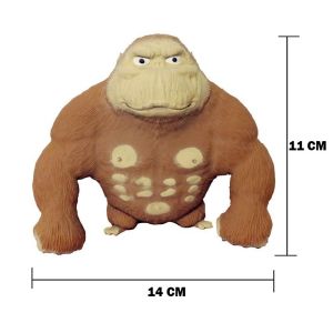 Con khỉ con lợn đàn hồi đồ chơi nắn bóp đàn hồi xả giận giảm stress hình chú khỉ thú vị chất liệu cao su siêu bền