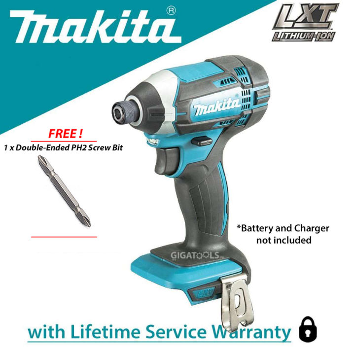 Makita DTD152Z Cordless Impact Driver (1/4″) 18V LXT 165 N·m Max Torque  (Bare Tool Only with Double-Ended Magnetic PH2 Screw Bit CRDLSIMPDR 