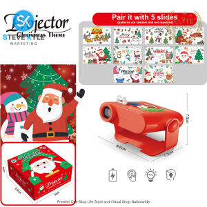 Christmas Projection Lights Cognitive Development Toy Portable Battery-powered Projection Light