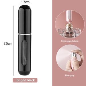 5ml Mini Perfume Refillable Bottle Travel Organizer Atomizer Bottle