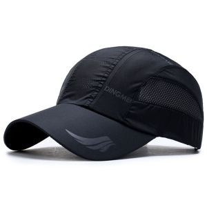 Men Women Quick Dry Running Baseball Cap Sun Hat Breathable Golf Tennis Cap