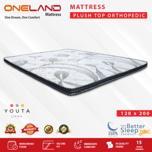 Mattres Plush Top Orthopedic 120 x 200 x 7