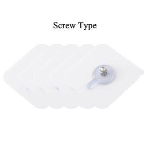 PVC Strong Adhesive Nails Wall Poster Seamless Wall Hook Waterproof Durable Transparent Kitchen Bathroom Screw Hook Hanger