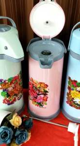 Terlaris Termos Pompa Air Panas / Termos Pencet Sunflask 2.5 Liter Boanerges Official