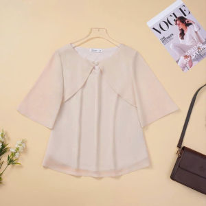 Áo thiết kế quyến rũ sang trọng chất liệu Tơ Ánh Nhũ mỏng nhẹ AN5L0241 thương hiệu Thiều Hoa