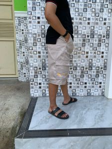 Celana pendek pria 7/8 pria dewasa celana Kolor Dewasa nyaman untuk keseharian