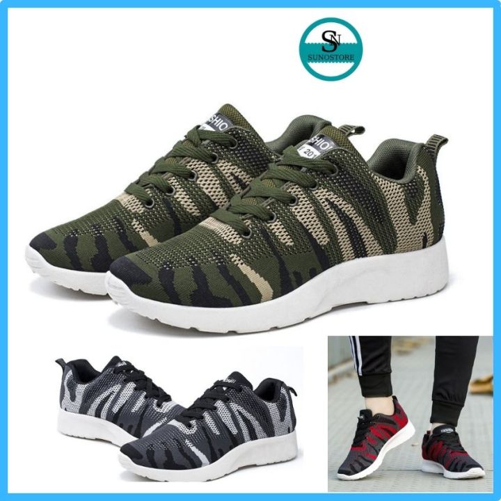 Giày Thể Thao Nam Sneaker Siêu Nhẹ Êm Chân Mang Đi Làm Chạy BộTập Gym Chơi Thể Thao GNA03 SUNO STORE