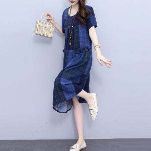 ชุดเดรสทรงพลัสที่สวมใส่สบาย รองรับรูปร่างที่แตกต่างกัน กระโปรงแม่ เหมาะกับรูปร่างที่แตกต่างกัน