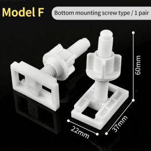 [Universal Fit] Toilet Seat Screw Accessories Hinges Replacement Kit Easy Install Toilet Lid Fixings