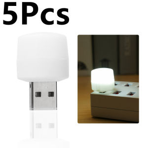 【On Sale】10Pcs Eye Protection Portable Round Mini USB Soft Night LED Light Lamp for Power Bank Reading