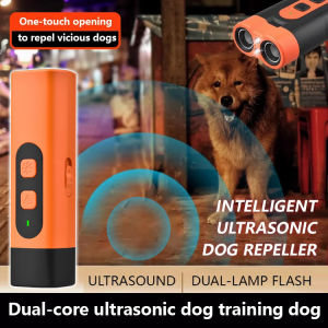 Ultrasonic Dog Bark Deterrent/Anti-Bite Device Portable High Power/Multifunctional Outdoor Pet Training Repellent/Dog Control