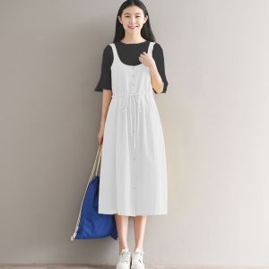 Ilona - Jeni Overall Playsuit Wanita Dewasa Korean Style Bahan Cigarate Tali Adjust Jumpsuit Rok