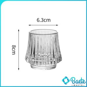 Baete 170ml Stripes Coffee Mug Juice Tea Glass Cup Household Glass Milk Cup Creative Cocktail/Whisky Glass Mugs