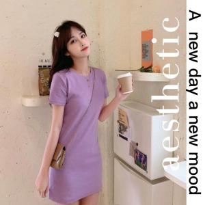 Gara โลกต้องร้อนเป็นไฟ กับรุ่นนี้เลย ชุดมินิเดรสสุดแซ่บ แบบคอกลม สีสันคือสดใสมากเว่อร์ ใส่ไปคาเฟ่ชิวๆ คือดี