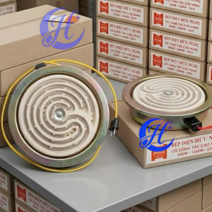 Bếp điện lò xo tròn lớn 21cm hơ lá trầu  nấu ăn ... bếp điện nóng nhanh không kén nồi