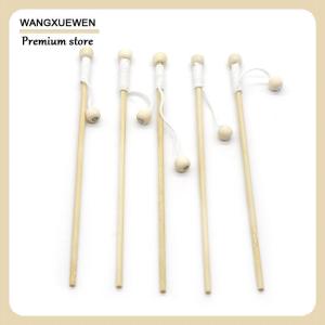 [COD] 5pcs Wooden Magnetism Fishing Rod Toys for Children Early Educational Parent-child Interactive Fishing Rod