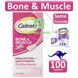 Caltrate Bone Muscle Joint Health Calcium Vitamin D Minerals UCII Collagen 60/100/200 Tablets