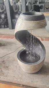 Simple Flowing Water Ornament Living Room Rockery Fountain Garden Decoration Circulating Water Floor Ornament