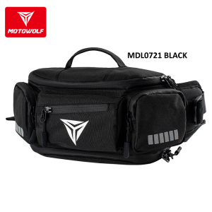 Waist Bag Motowolf Tas Pinggang Waterproof Magnetic Strap Premium