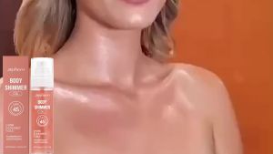 zephoco Flash Body Oil Body and Face Moisturizing Brightening Skin UV Isolation Care Oil