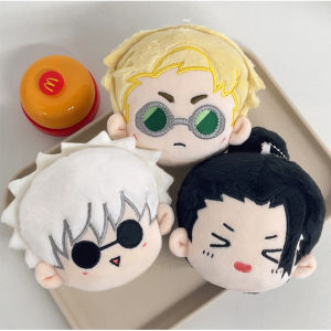 Jujutsu Kaisen Plush Pendan Gojo Satoru Dolls Backpack Bag Pendants Geto Suguru Cute Soft Stuffed Keychain Collection Gift