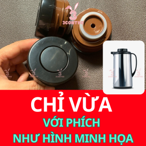 [HỎA TỐC] Nút ấn phích 1 lít Rạng Đông 1040 ST3 nút nhựa nắp gioăng phụ kiện thay thế bình thủy bình giữ nhiệt 1040ST3