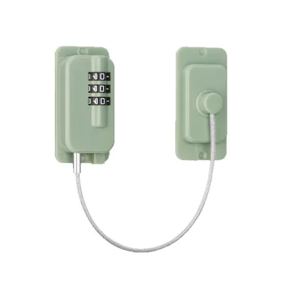 PLLEWY No Drilling Baby Safety Lock Child Protection Adjustable Window Digital Password Lock Multifunctional Anti-pinch Hand Refrigerator Door Coded Lock for Home
