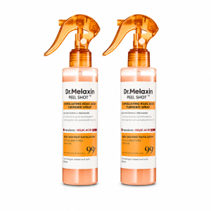 Peel Shot Exfoliating Kojic Acid Turmeric Spray 200ml 99% Natural Ingredients Gentle Exfoliating Skin Brightening Toner For Dark Spots Blemishes Sensitive Acne Prone Skin