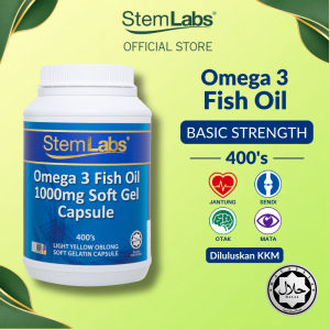 in  stock StemLabs Minyak Ikan Omega 3 EPA DHA 180/120mg  [JAKIM Halal  Kelulusan KKM]