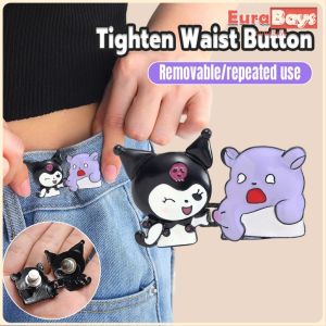 Cartoon Shaped Tighten Waist Button Adjustable Jean Waist Buckle No Sew Snap Reusable Jeans Pins