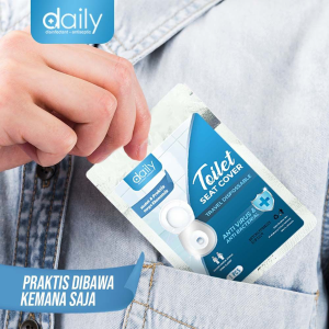 TOILET SEAT COVER DISPOSABLE ALAS DUDUK KLOSET ANTIBACTERIAL