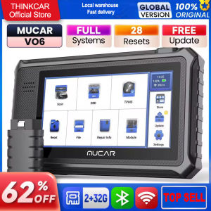 MUCAR Vo6 car scanner diagnostic tool check engine scanner full system All Software 28 Reset obd2 Scanner add key Diagnostic tool