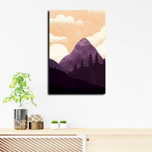 HIASAN DINDING ABSTRAK (20X30CM) WALL DECOR PAJANGAN DINDING POSTER KAYU ABSTRAK PEMANDANGAN