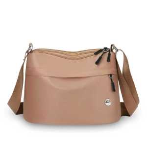 VIVIBAGS#4058 FASHIONS BAG  SLING BAG NYLON MATERIAL FOR WOMEN