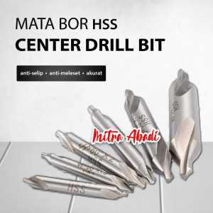 Mata Bor Center Drill Bits Baja Precision 2 Sisi / Anti Slip Presisi Akurat