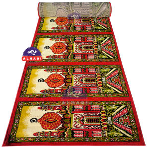Alhadi Karpet Masjid MEDGRA SHABEL Per SATU KOTAK GAMBAR Pilar / Masjid Ukuran 57 x 105cm Tebal 9mm Sajadah Mushola Best Seller