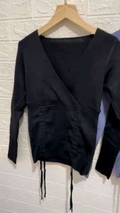 K225 Atasan Rajut Knit Tali Tebal Korean Import