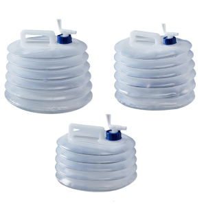 Foldable Storage Bucket Outdoor Camping Water Carriers Quick Setups Bucket for Camping Trip Family Use