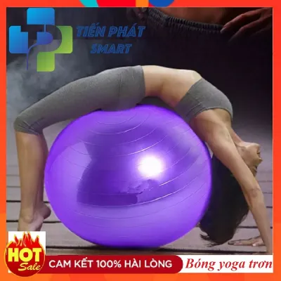 Bóng Tập Yoga Trơn 6575cm Tặng Kèm Bơm Bóng Tiêu Chuẩn Quốc Tế Chính Hãng Tienphatsmart(Bảo Hành 12 Tháng Toàn Quốc)