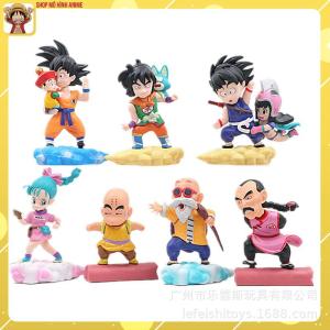 Mô Hình Dragon Ball Bộ 7 Nhân Vật Truyện 7 Viên Ngọc Rồng Tượng Cao 8cm Decor Trang Trí Bộ Sưu Tập Nhân Vật
