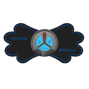 Hengfa Lina New EMS Neck Massager Mini Electric Pulse Cervical Back Muscle Pain Relief Spine Massage Pads Micro-current Pulse Body Massager